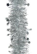 Kerst Slinger Stars 270cm - Zilver