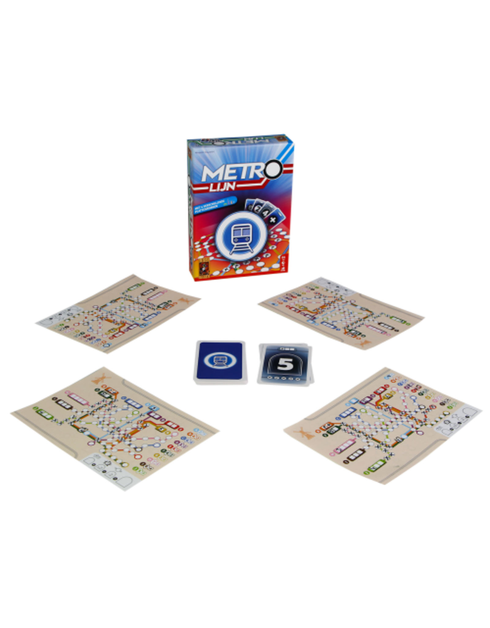 999 GAMES Metrolijn - Kaartspel