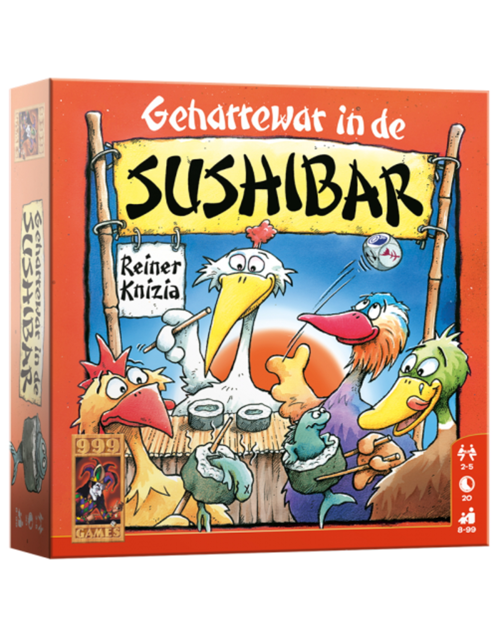 999 GAMES Geharrewar in de Sushibar - Dobbelspel