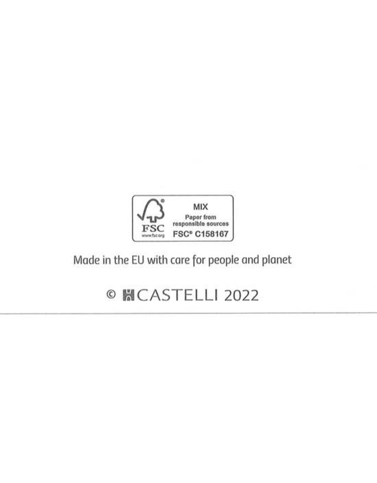 Castelli - Buro Agenda 2023 - H42 - Dag - Asolo Nero - Zwart