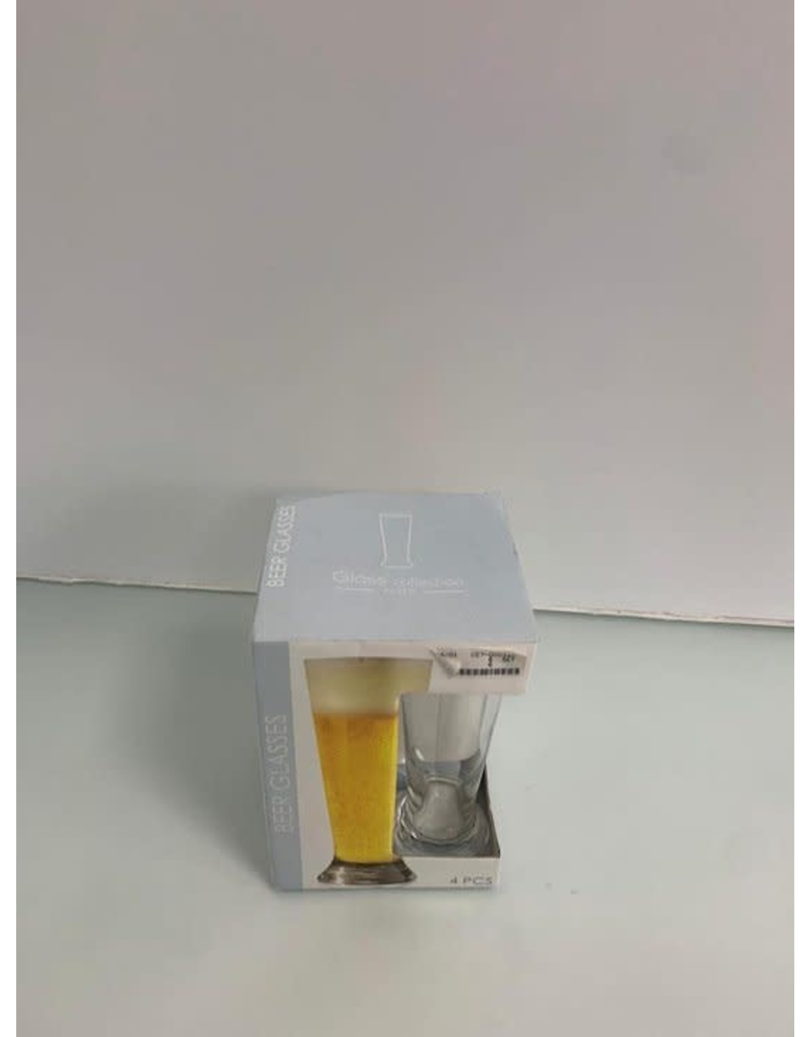 EXCELLENT HOUSEWARE Bierglazen 37 cl - 4 stuks