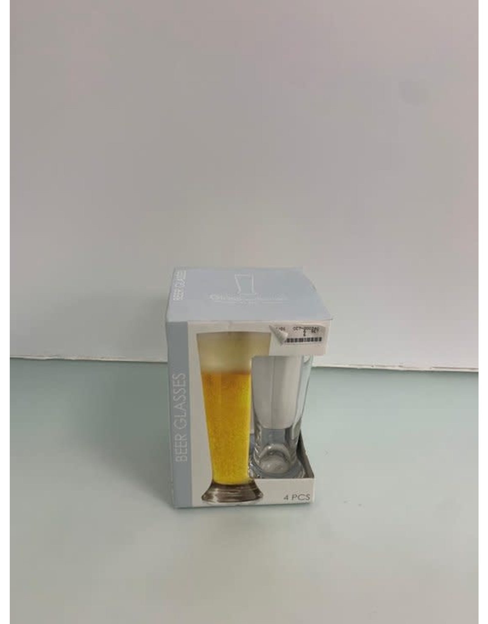 EXCELLENT HOUSEWARE Bierglazen 37 cl - 4 stuks