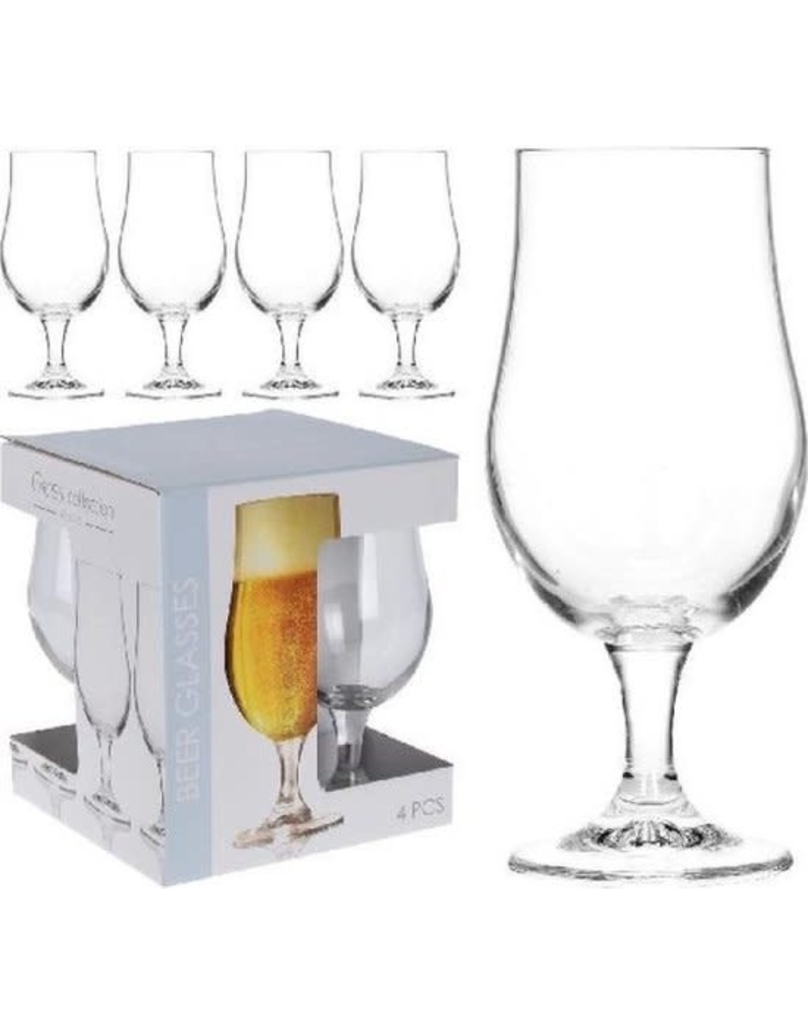 Bierglas - 37cl - Set 4 stuks