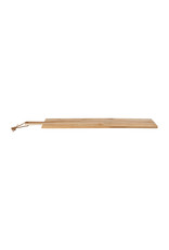 H&S Serveerplateau teak met grip/ Serveerplank Teak met grip - 100X20X1,2 CM