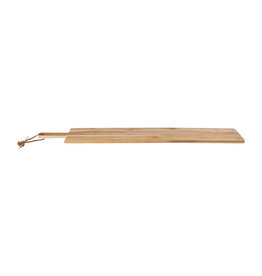 H&S Serveerplateau teak met grip/ Serveerplank Teak met grip - 100X20X1,2 CM