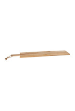 H&S Serveerplateau teak met grip/ Serveerplank Teak met grip - 100X20X1,2 CM