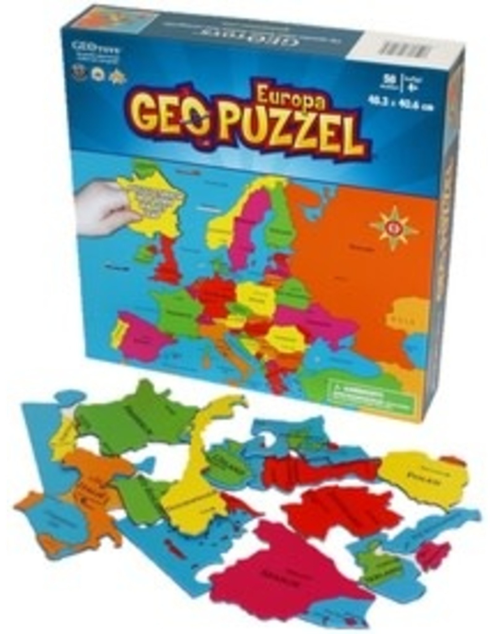 Kinderpuzzel GeoPuzzel Europa