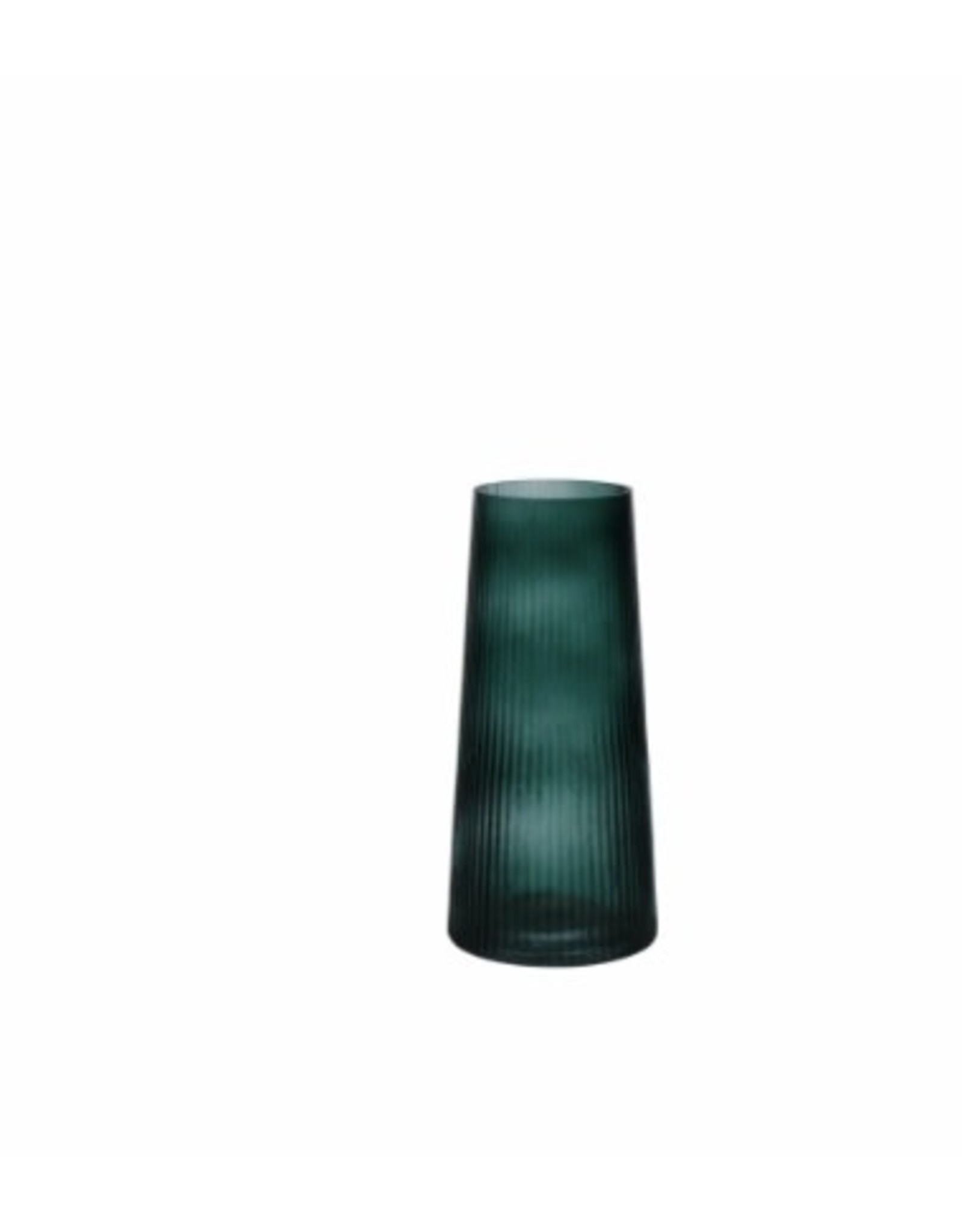 B Living Glass vaas Lily lines pine groen H24 D11