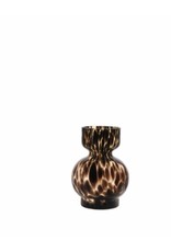 B Living Vase Leopard Donna amber H20 D16