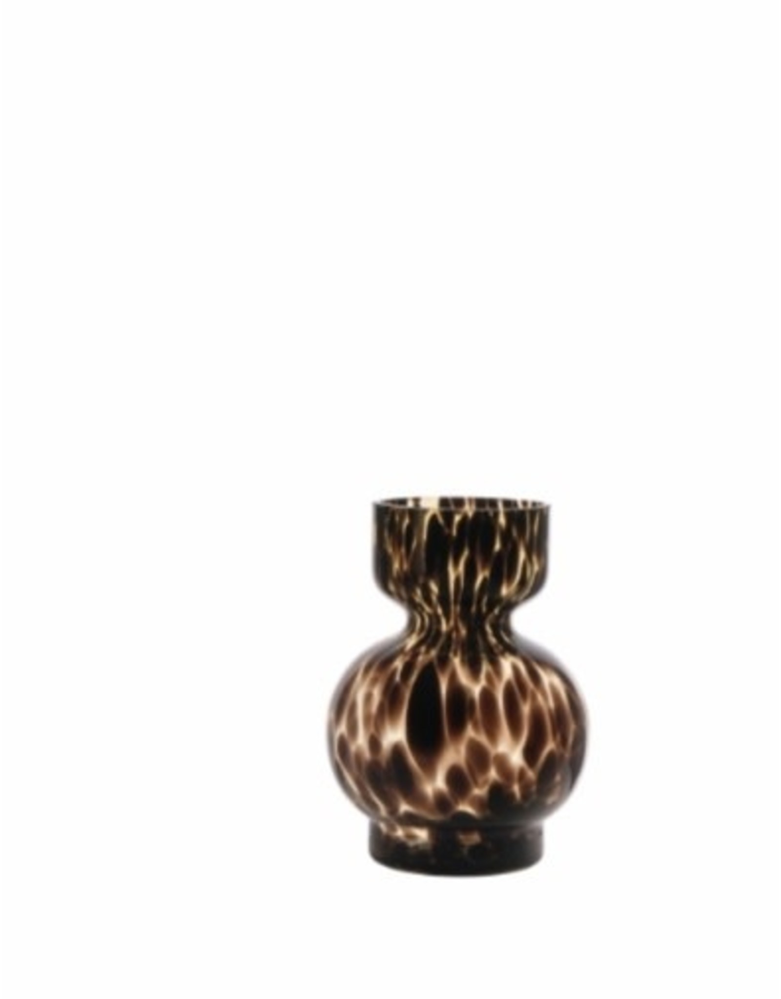 B Living Vase Leopard Donna amber H20 D16