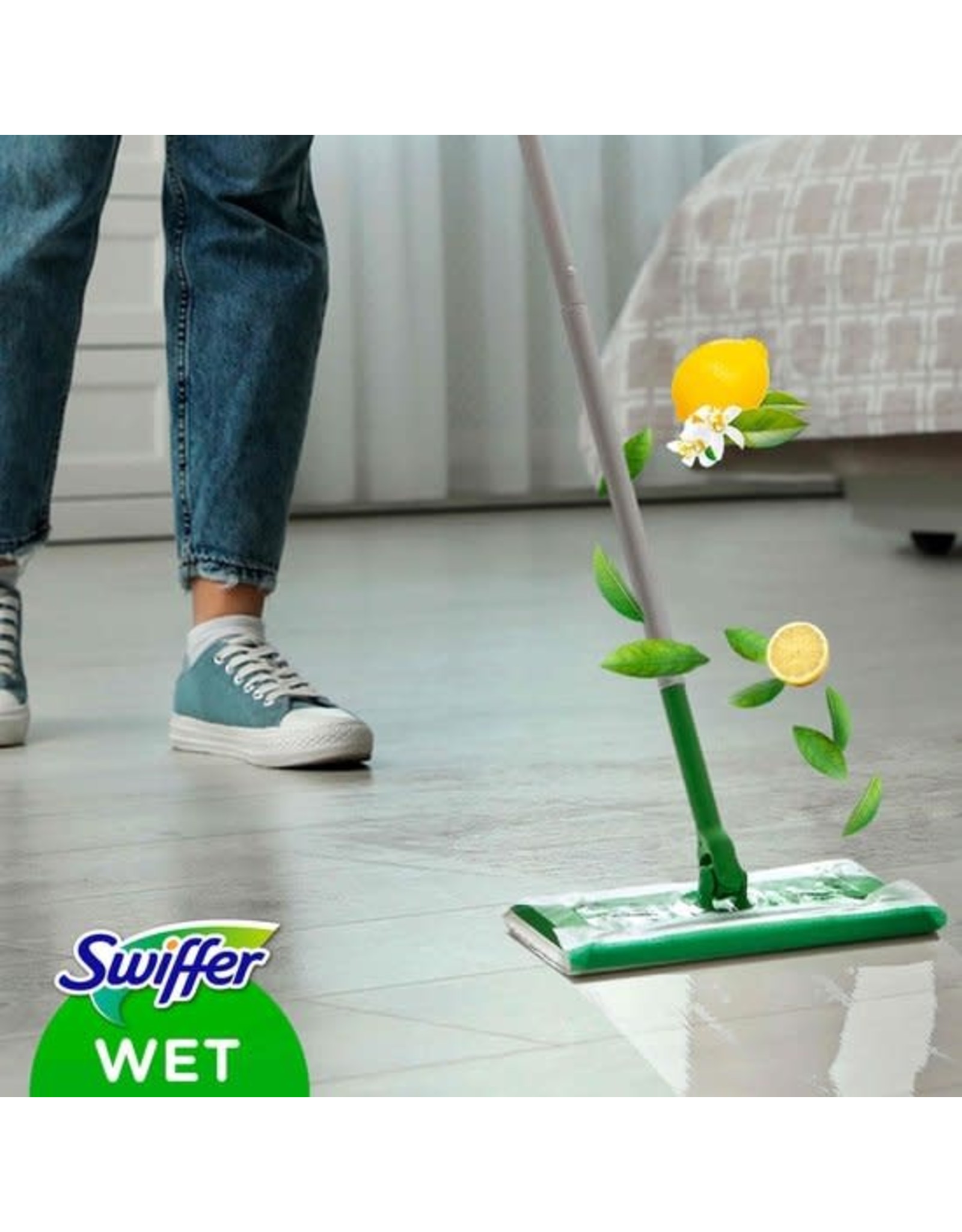 SWIFFER Swiffer Sweeper Wet Starterskit incl. 6 navullingen