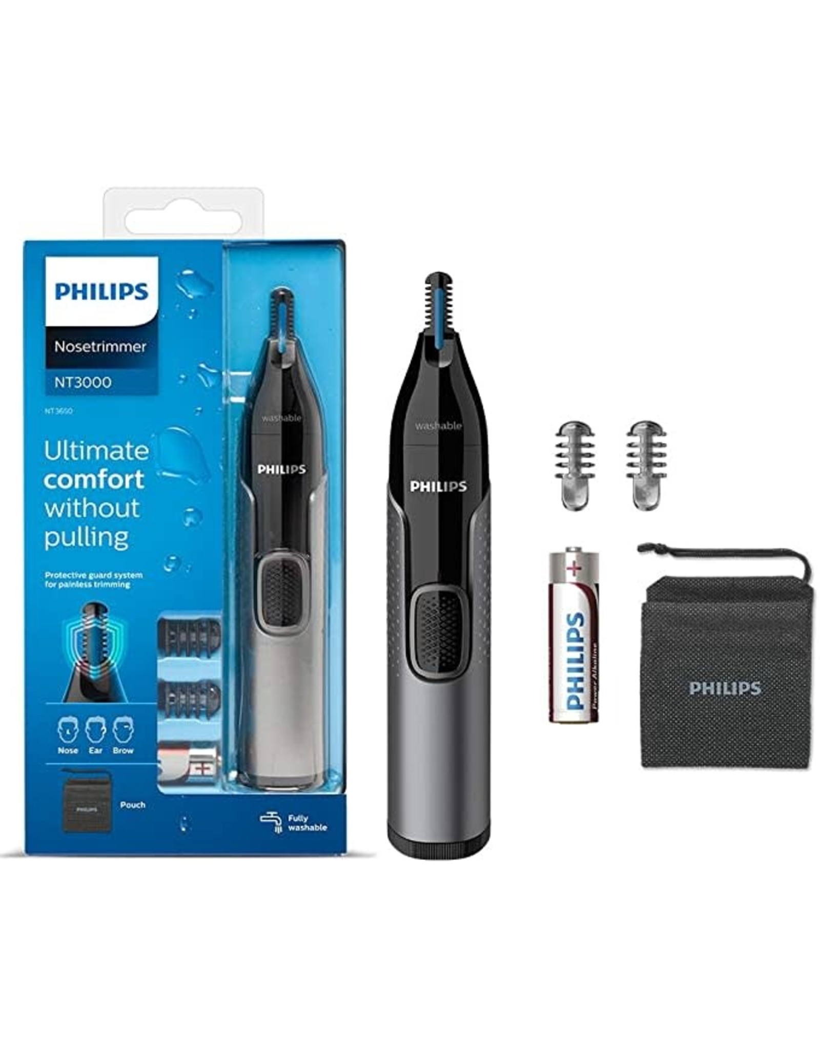 terugtrekken Heerlijk Serie van PHILIPS Philips Neustrimmer 3000 Serie - Trim neus-, oor- en wenkbrauwhaar  - H-BLOK & TOYS
