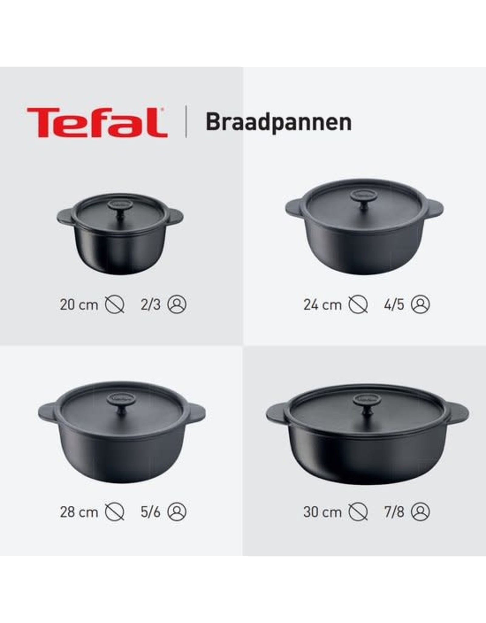 TEFAL Tefal Trattoria Braadpan - Ø24 cm