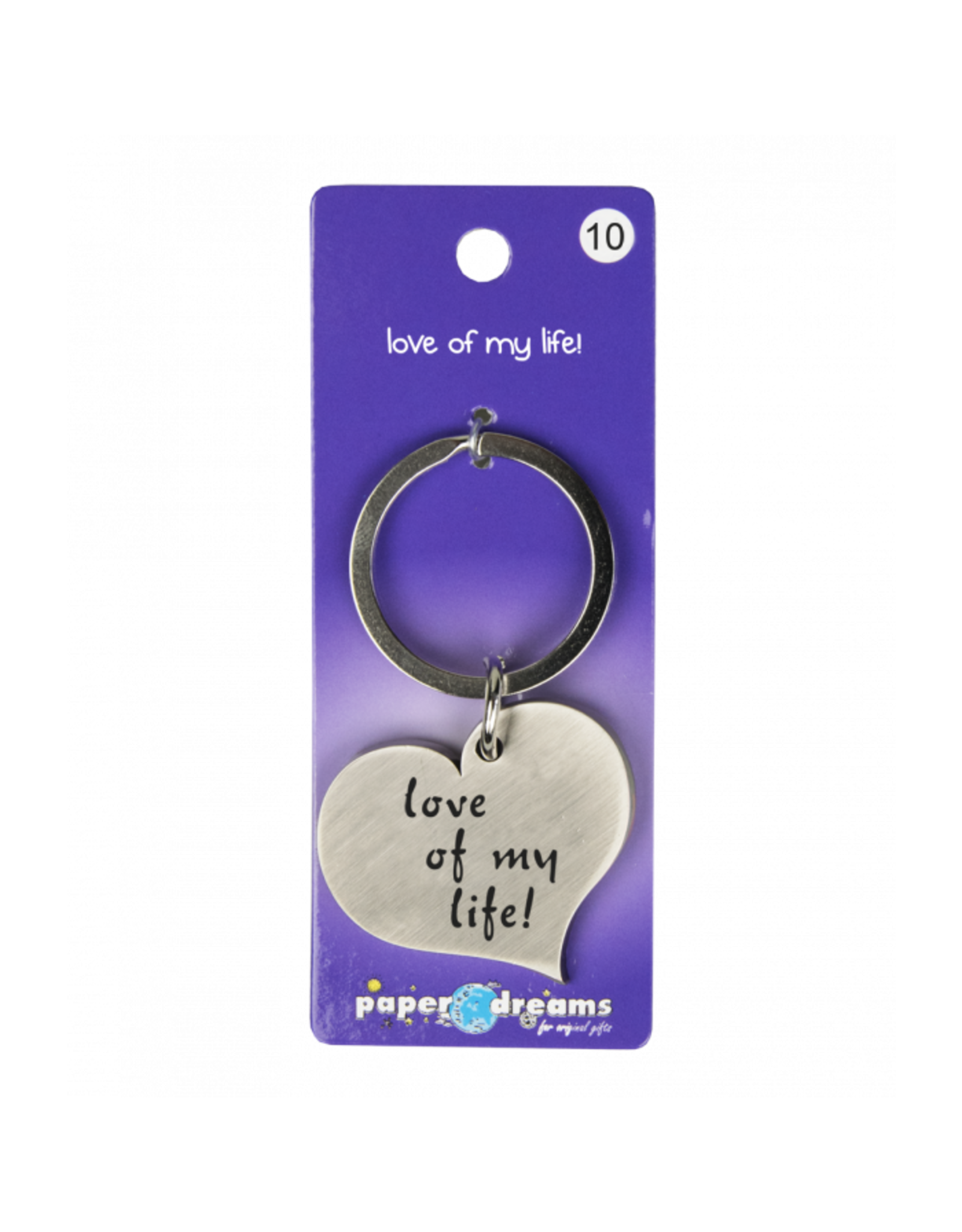 Peper Dream Hart sleutelhanger - love of my life