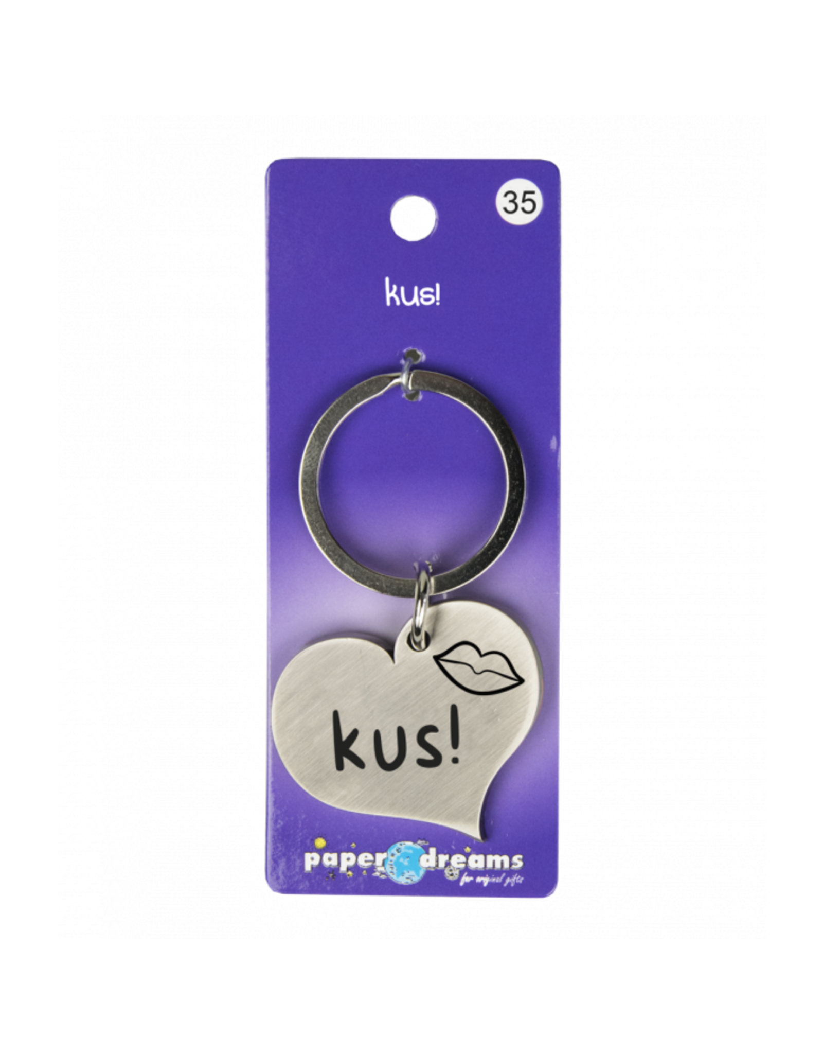 Paper Dream Hart sleutelhanger - kus