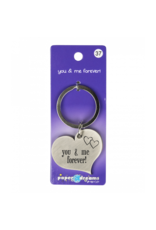 Paper Dream Hart sleutelhanger - You & me forever