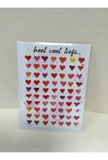 TOUCHE Wenskaart - HEEL VEEL LIEFS..- Touche cards met envelop