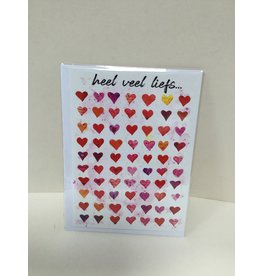 TOUCHE Wenskaart - HEEL VEEL LIEFS..- Touche cards met envelop