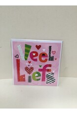 TOUCHE Wenskaart - LIEFS- touche cards met envelop