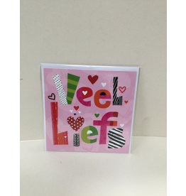 TOUCHE Wenskaart - LIEFS- touche cards met envelop