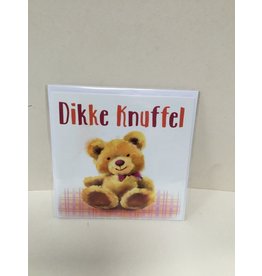 TOUCHE Wenskaart -DEKKE KNUFFEL- Touche cards met envelop