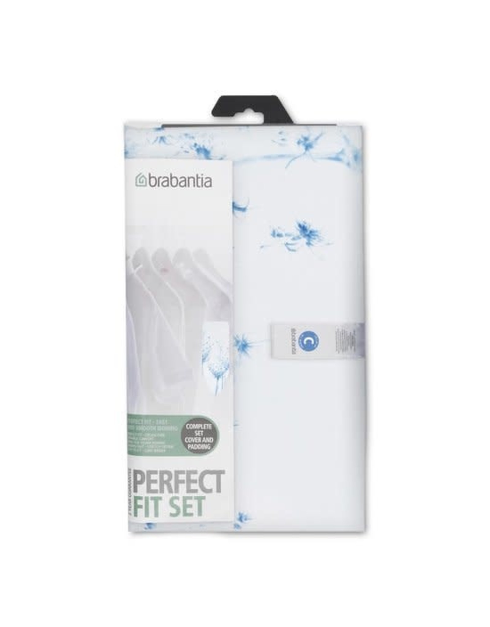 BRABANTIA Brabantia Strijkplankhoes C, 124x45 cm, complete set - Cotton Flower