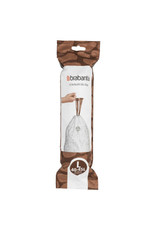 BRABANTIA Brabantia PerfectFit afvalzak met trekbandsluiting code L, 40-45 liter, 10 stuks/rol - White