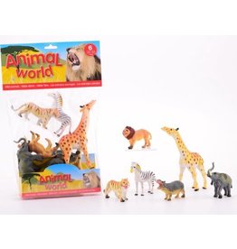 JOHNTOYS Johntoy Wilde dieren per 6 stuks