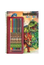 Depesche Dino World kleurboek met kleurpotloden