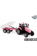 GLOBE Kids Globe die-cast tractor met aanhanger