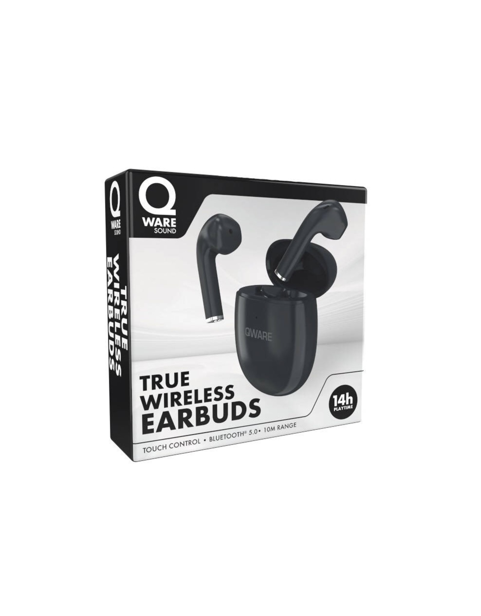 QWARE Qware Sound True draadloze oordopjes - zwart