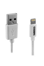 A-DAPT A-DAPT Data en Laadkabel USB-A > Apple Lightning MFI 1m Wit (bulk