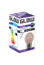 Glow Glow flame kogel e27 2W 1900k 100lm