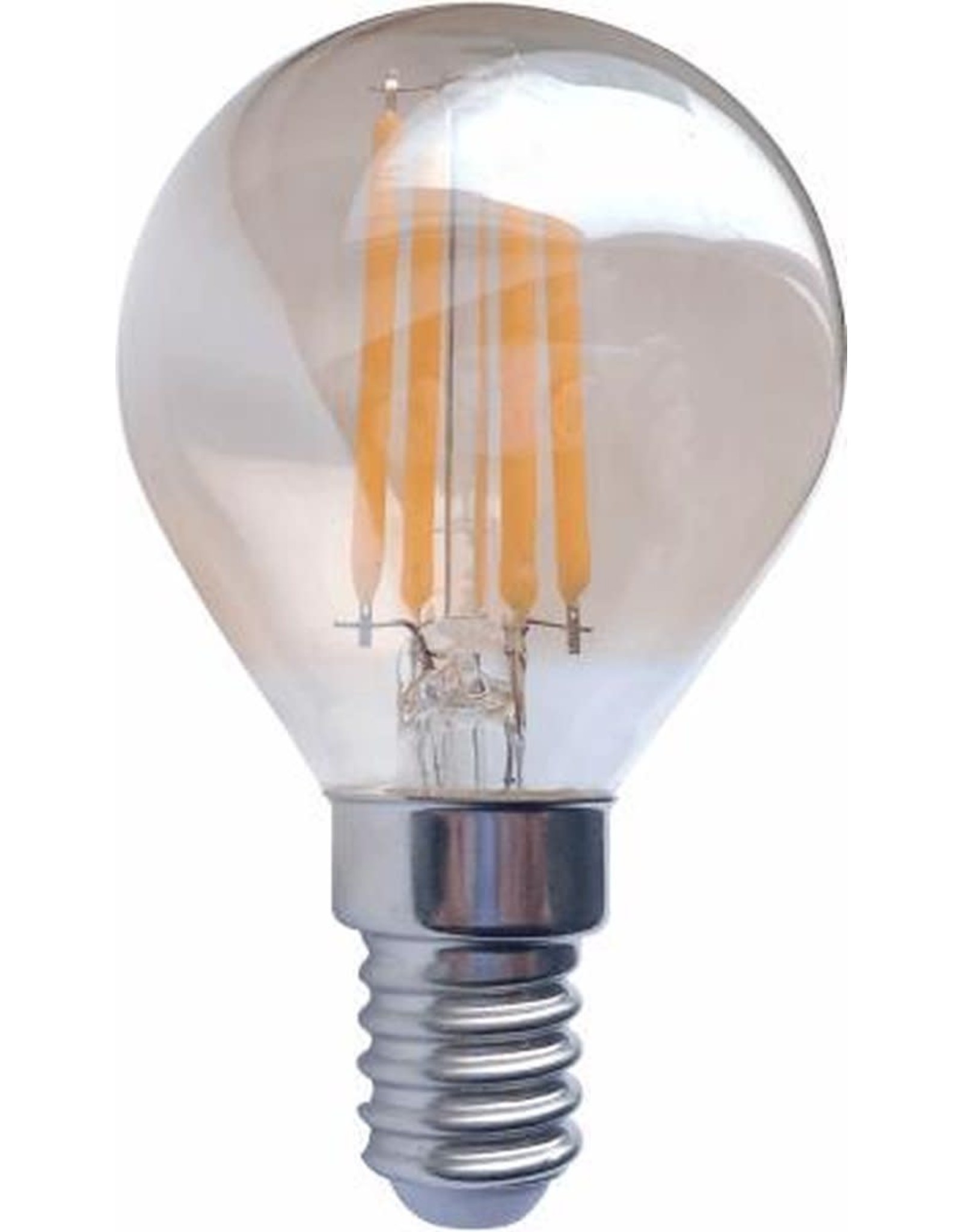 LED Led kogel e14 1.6w filament lamp Amber incl vwo