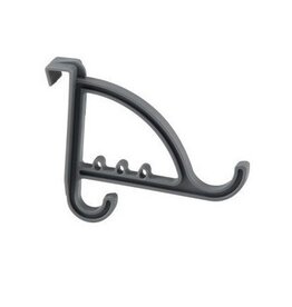 FACKELMANN Fackelmann multideurhaak grijs