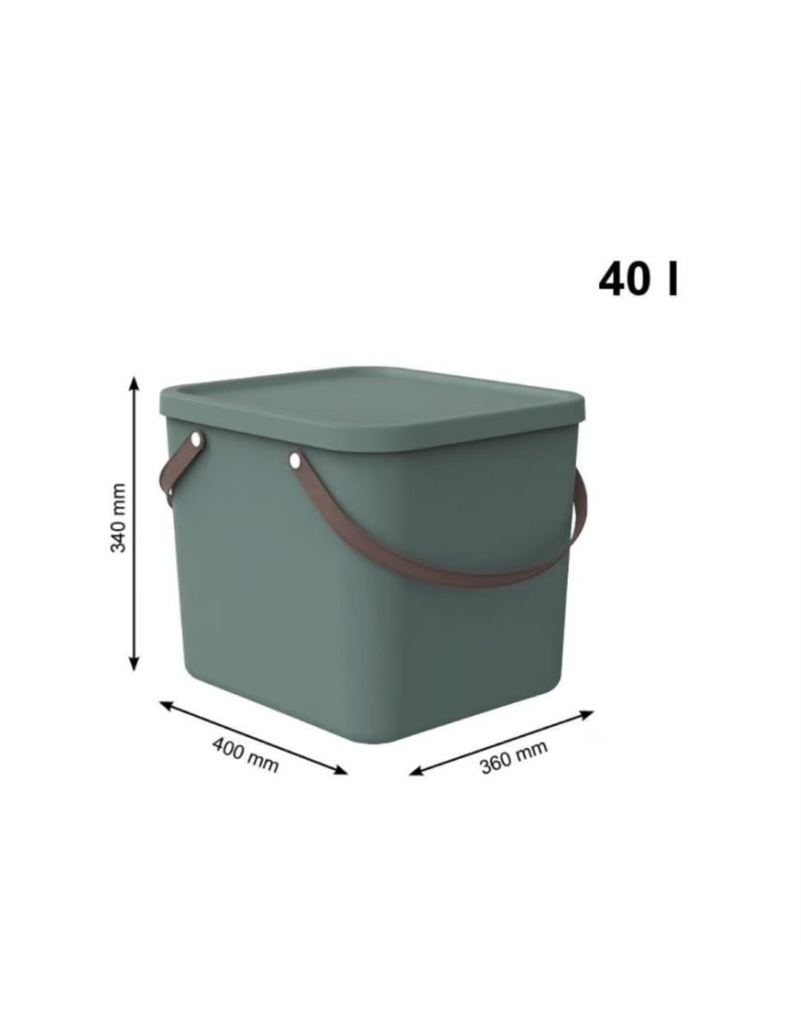 ROTHO Rotho storagebox 40liter groen Albula