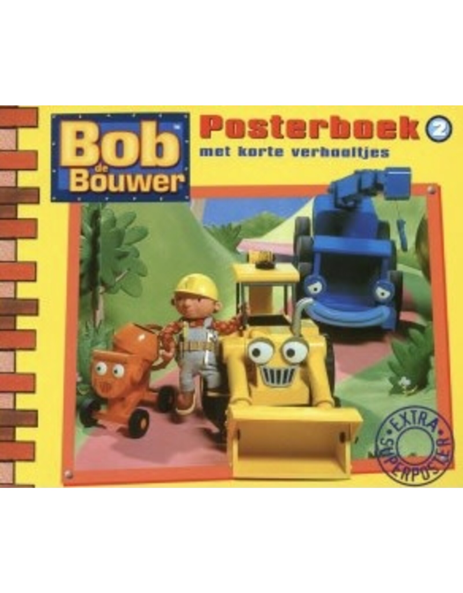 BIG BALLON Bob de bouwer posterboek met korte verhaaltjes