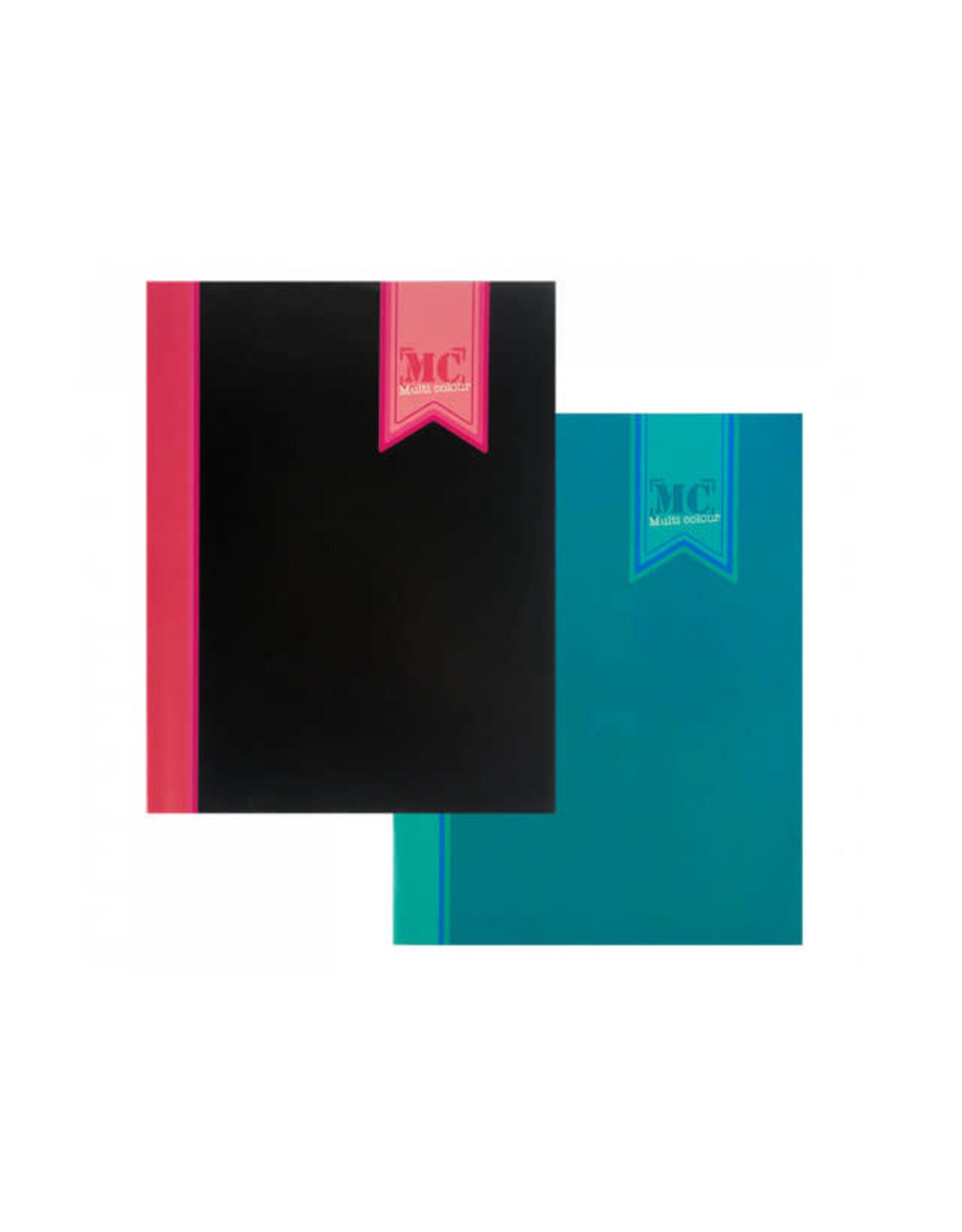 4 schriften lijntjes 3 kleur blauw roze zwart