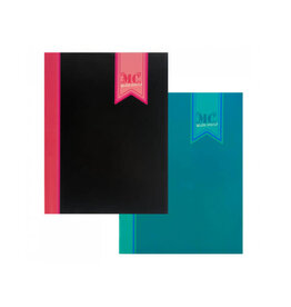 4 schriften lijntjes 3 kleur blauw roze zwart