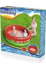 BESTWAY Bestway Zwembad 160 cm - Kinderbad / Familiebad - Rond - Aardbei - Opblaasbaar