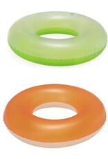 BESTWAY Bestway zwemband 91cm Frosted Neon - 1 willekeurige kleur - Groen of Oranje