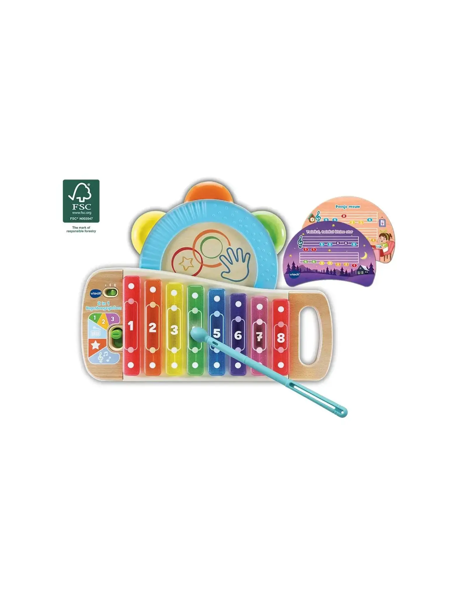 VTECH Vtech Baby 2 In 1 Regenboogxylofoon