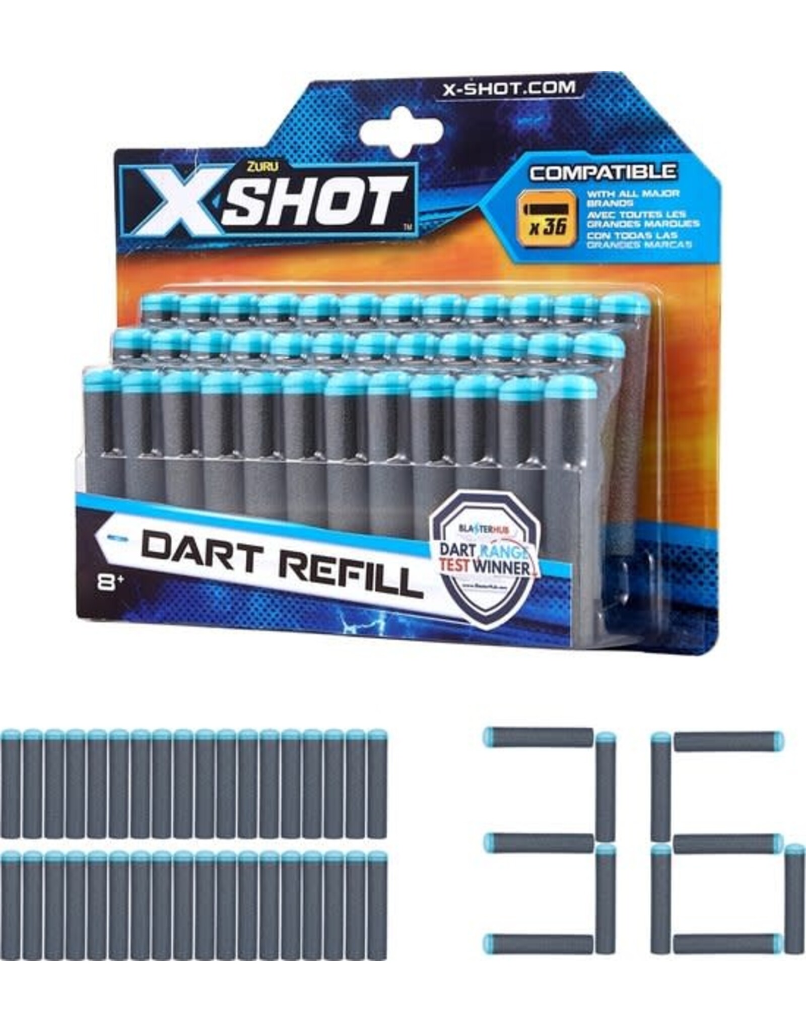 ZURU Zuru X-Shot Excel Refill - 36 darts