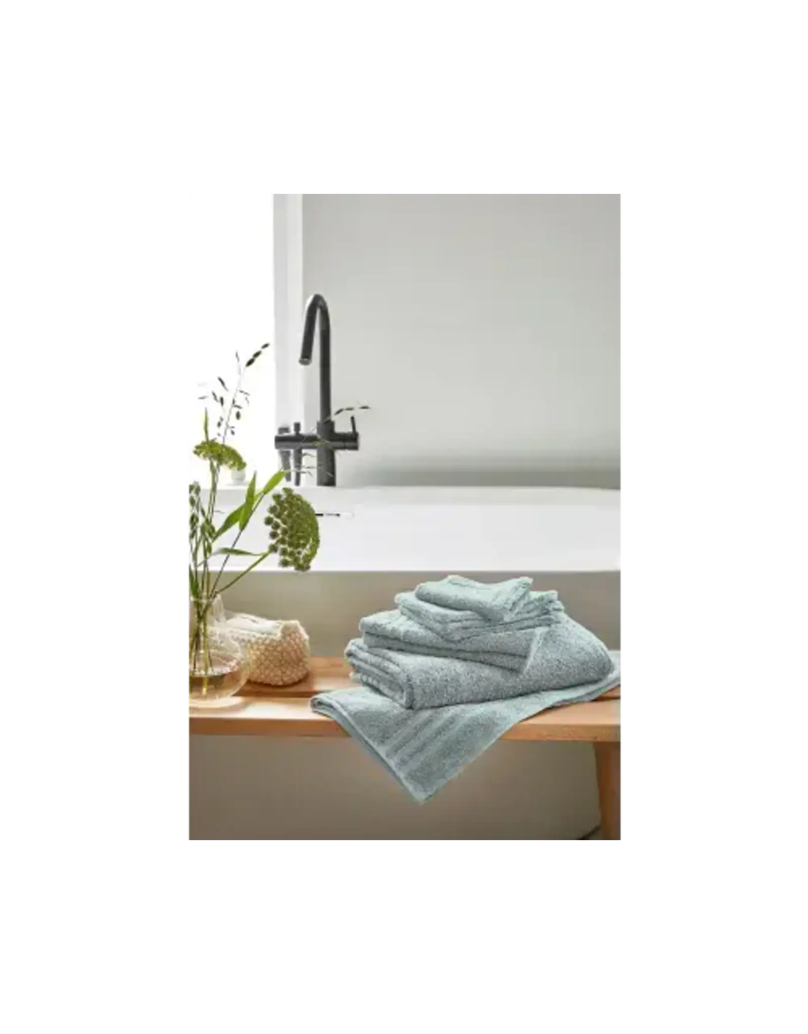 byrklund BYRKLUND Bath Basics Baddoek 50x100cm - Zeeblauw