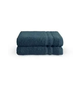 byrklund BYRKLUND Bath Basics Gastendoek 30x50cm - D. Blauw - 2 stuk