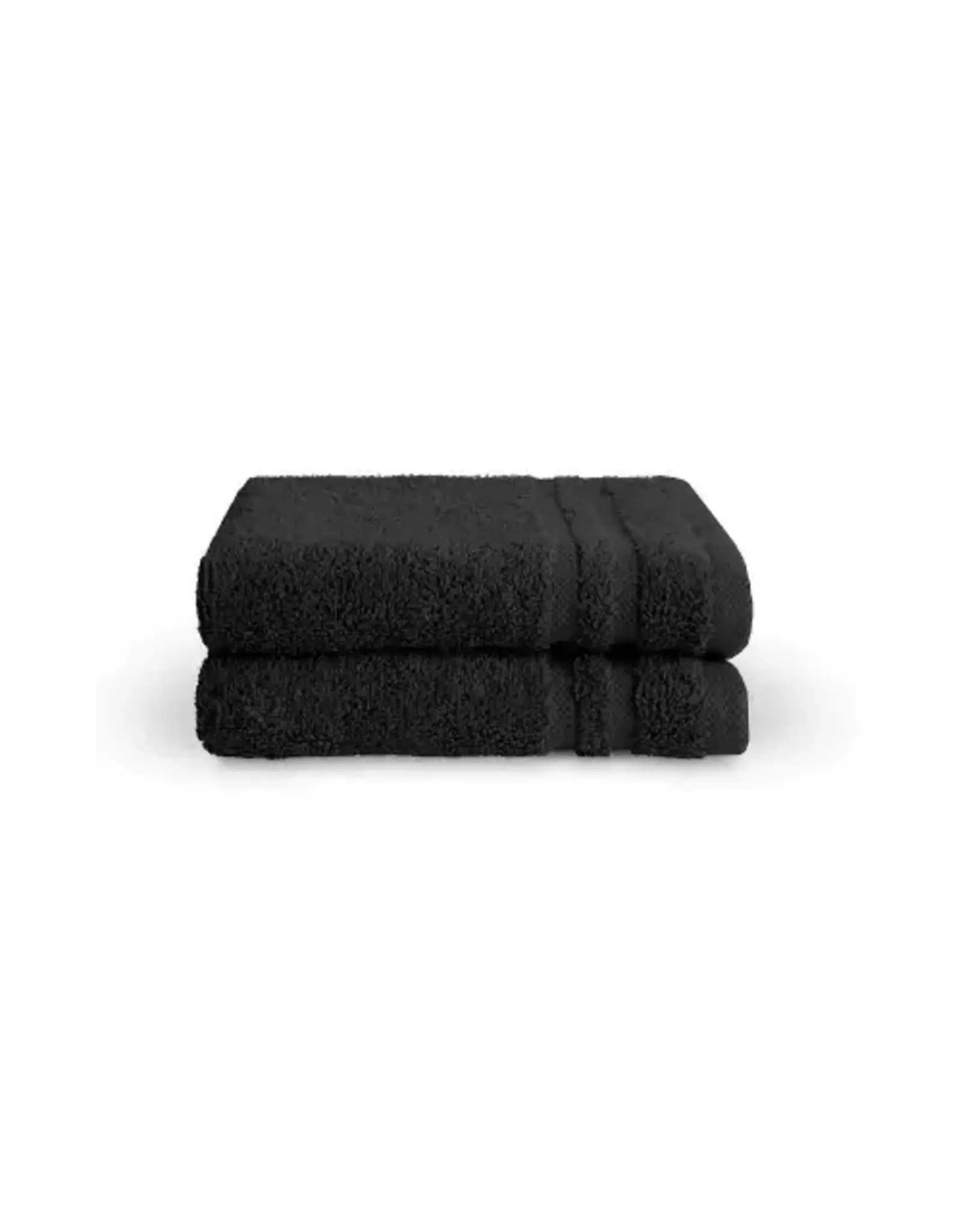 byrklund BYRKLUND Bath Basics Gastendoek 30x50cm - Zwart - 2 stuk