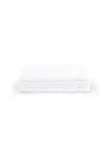 byrklund BYRKLUND Bath Basics Washand 16x21cm - Wit - 4 stuks