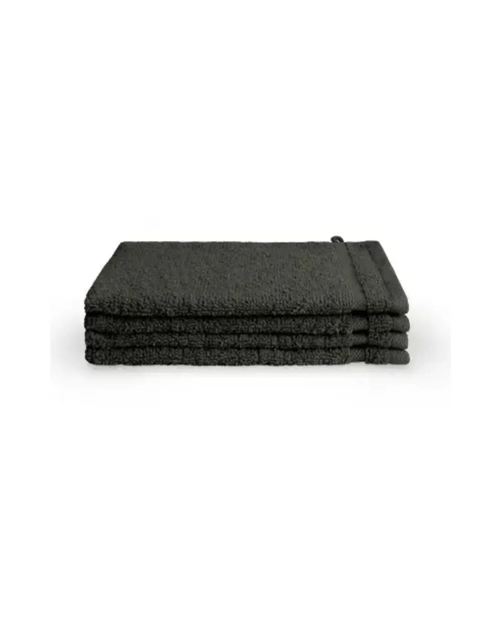 byrklund BYRKLUND Bath Basics Washand 16x21cm - Antraciet - 4 stuks