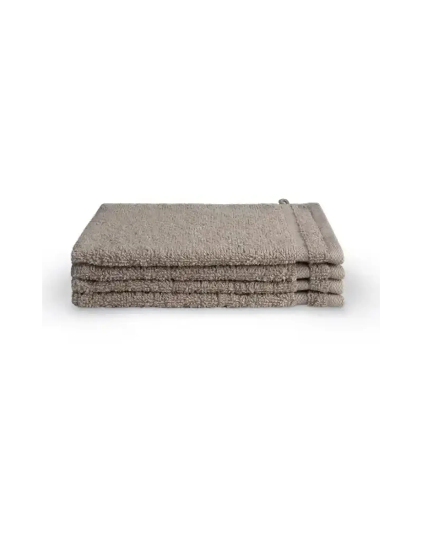 byrklund BYRKLUND Bath Basics Washand 16x21cm - Taupe - 4 stuks