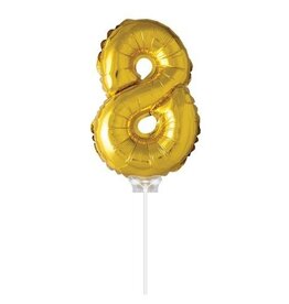 Haza Taart ballon 8 goud